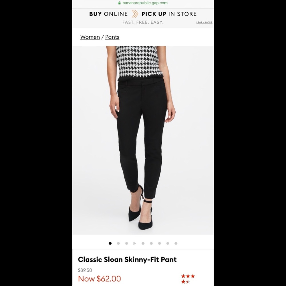 Classic Sloan Skinny Fit Pant
